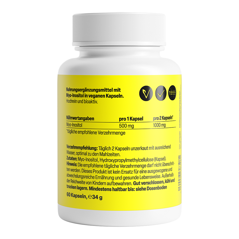ZeinPharma Myo-Inositol 500 mg – 60 Kapsul