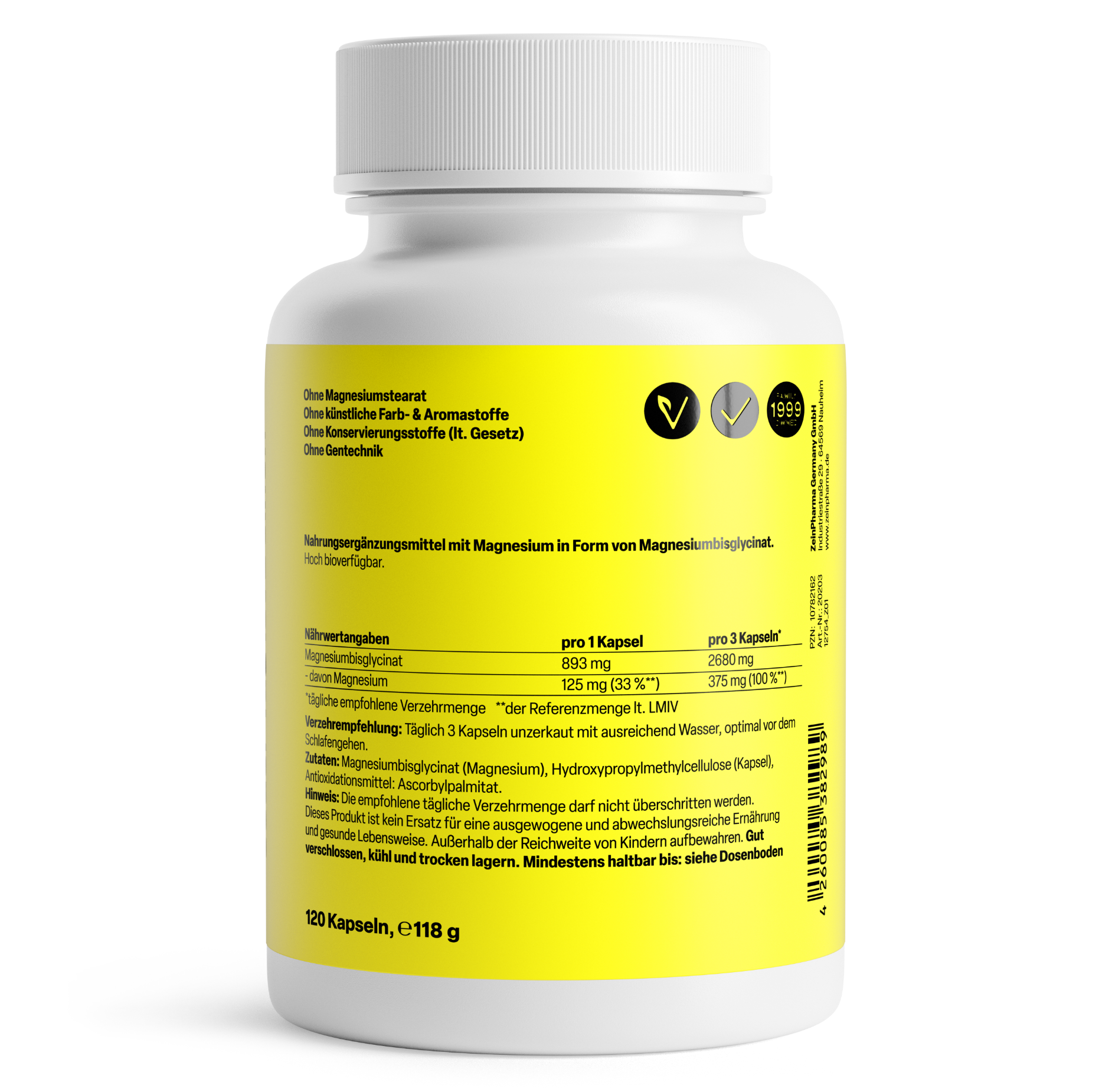 ZeinPharma Magnesium Bisglisinat 375 mg