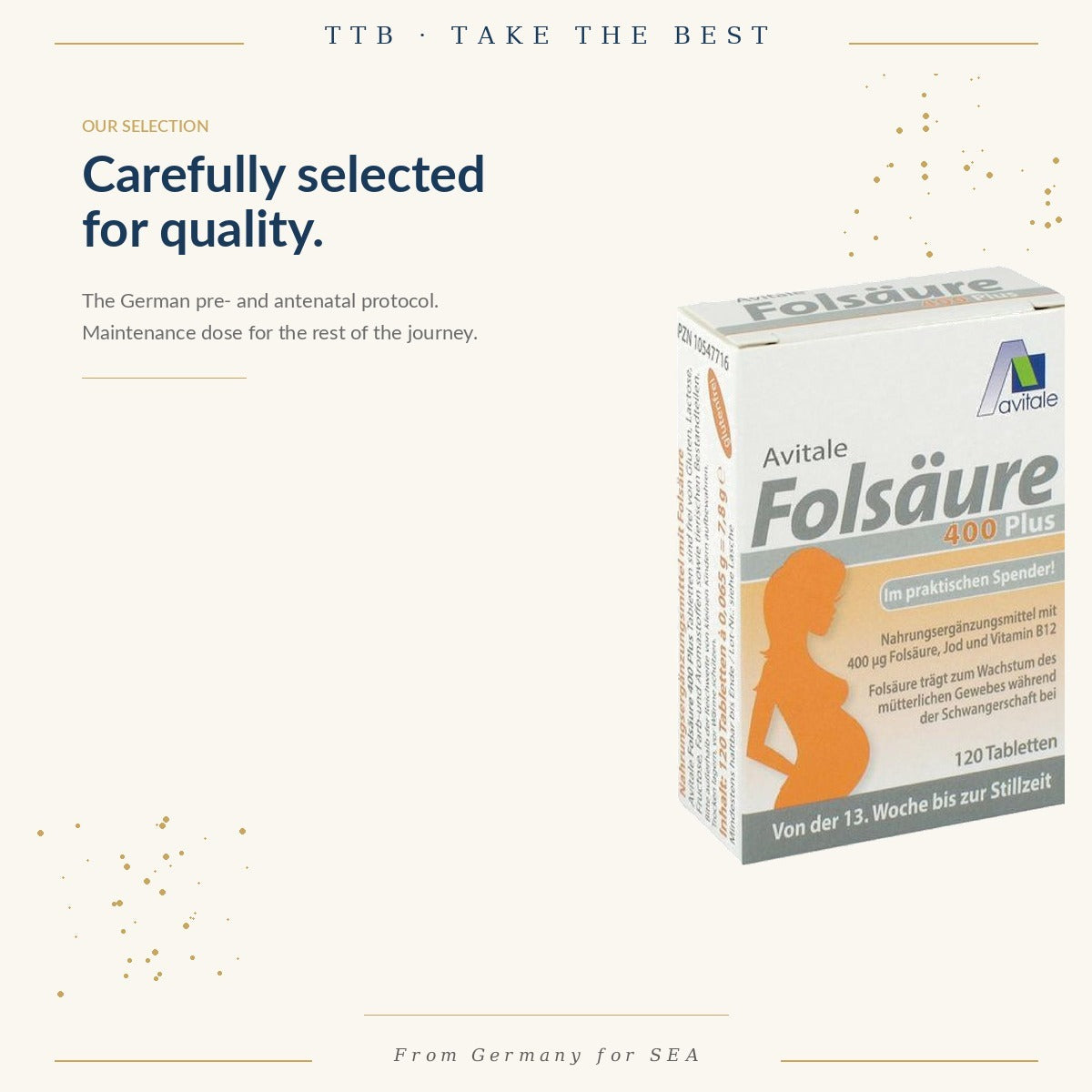Folic 400 + Iodine & B12 | Avitale