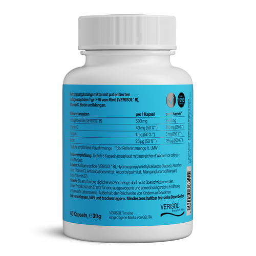 Collagen I + III (Verisol®) 500mg | ZeinPharma