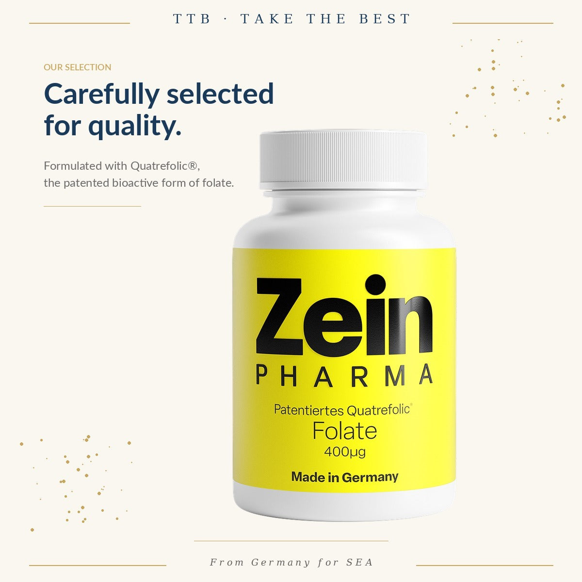Active Folate (Quatrefolic®) 400µg | ZeinPharma