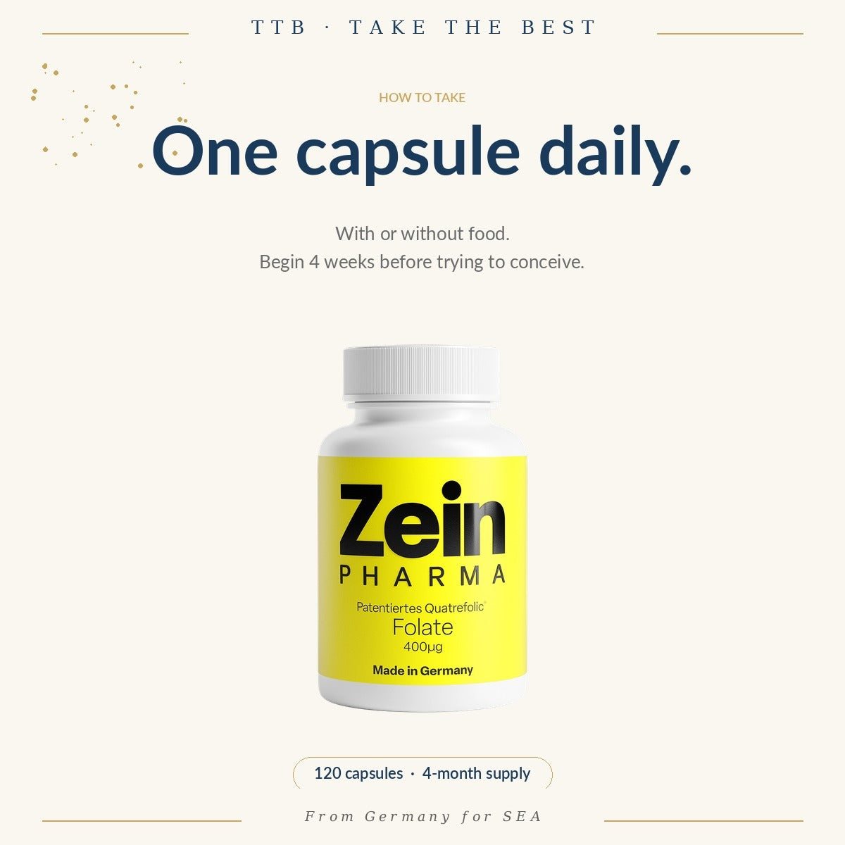 Active Folate (Quatrefolic®) 400µg | ZeinPharma