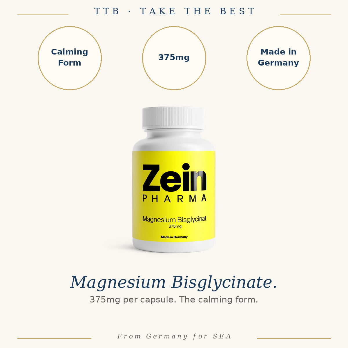 Magnesium Bisglycinate 375mg | ZeinPharma