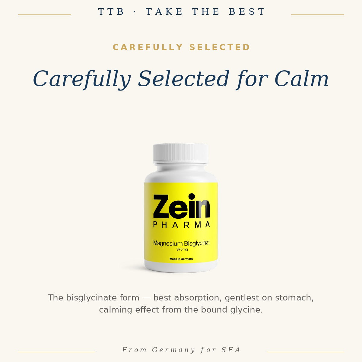 Magnesium Bisglycinate 375mg | ZeinPharma