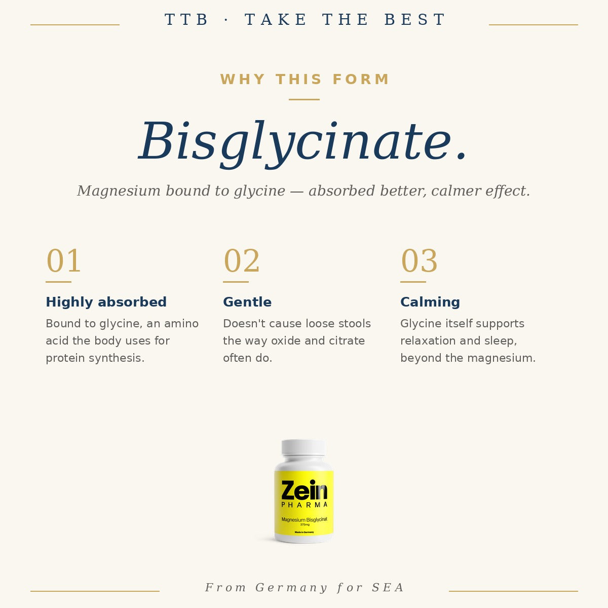Magnesium Bisglycinate 375mg | ZeinPharma