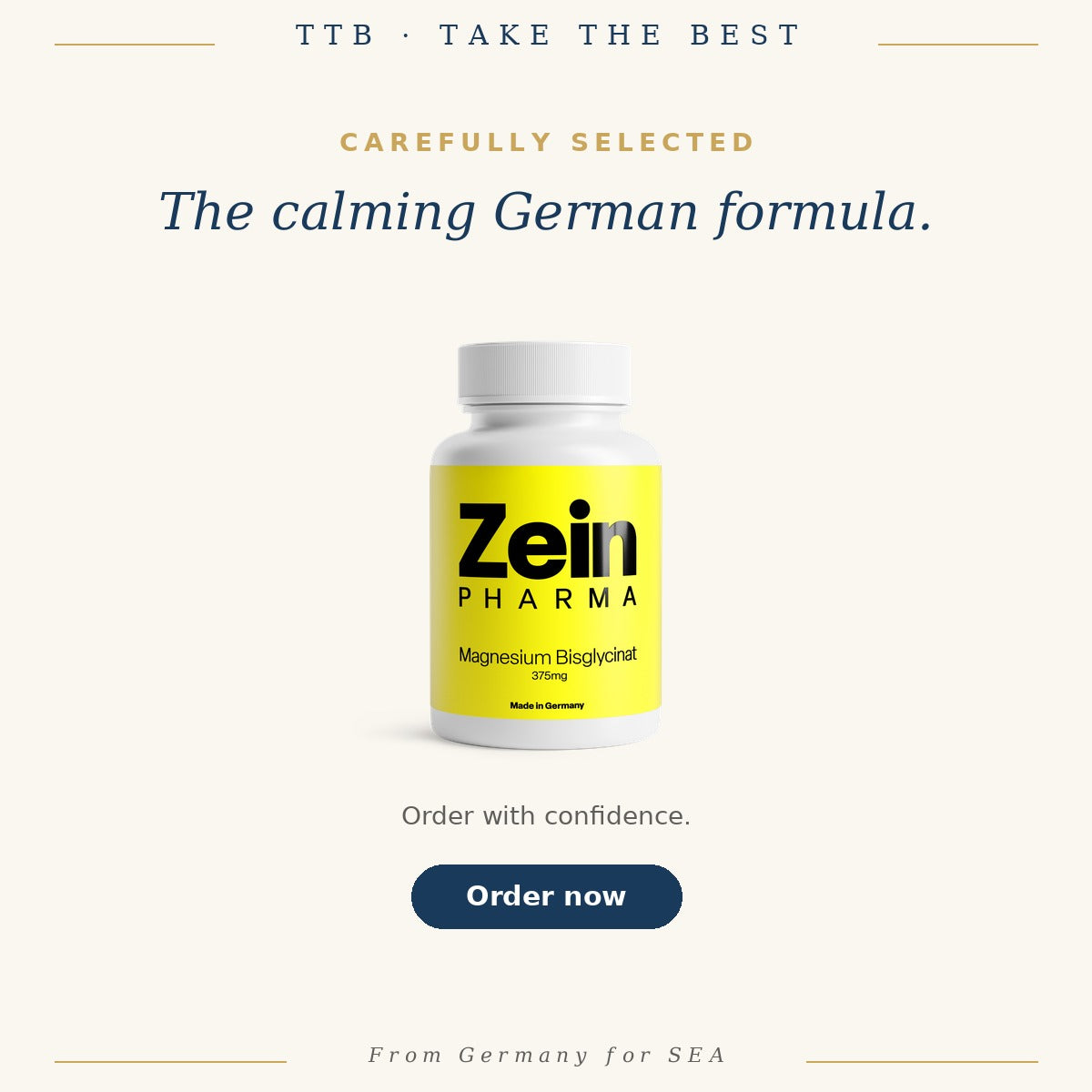 Magnesium Bisglycinate 375mg | ZeinPharma