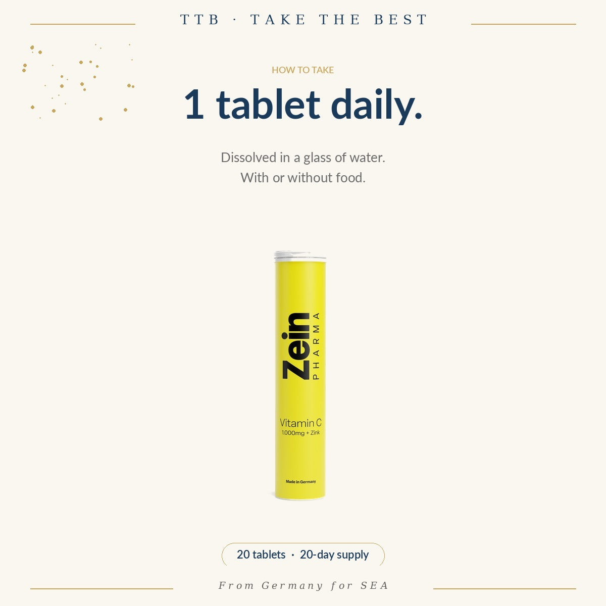 Vitamin C + Zinc 1000mg | ZeinPharma